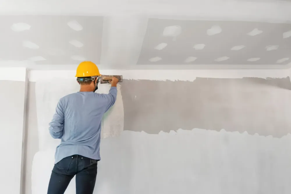 pose de platre maison interieur